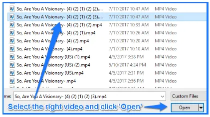 Select The Right Video