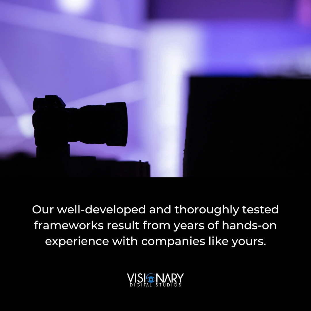 Our well-developed and thoroughly tested frameworks result from years of hands-on experience with companies like yours. 