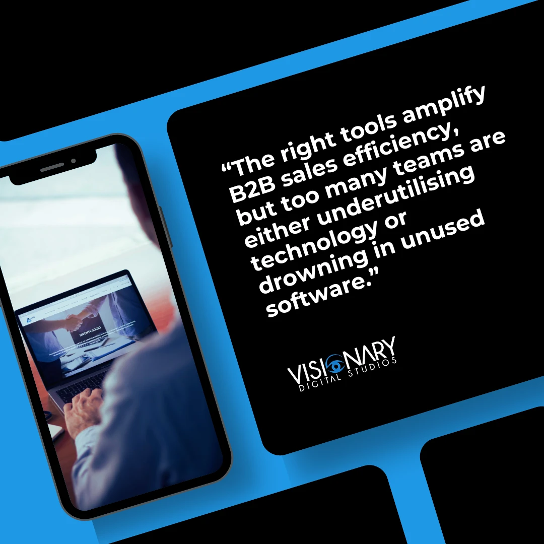 The right tools amplify B2B sales efficiency, but too many teams are either underutilising technology or drowning in unused software.